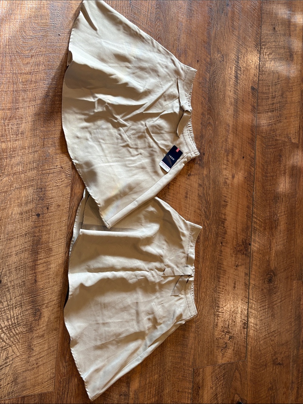 Bundle of 2 Izod Girls' Khaki Skort - Tan